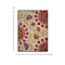 Homeroots 6 x 9 ft. Red & Multi Color Indoor & Outdoor Area Rug 384995 - alternate 8